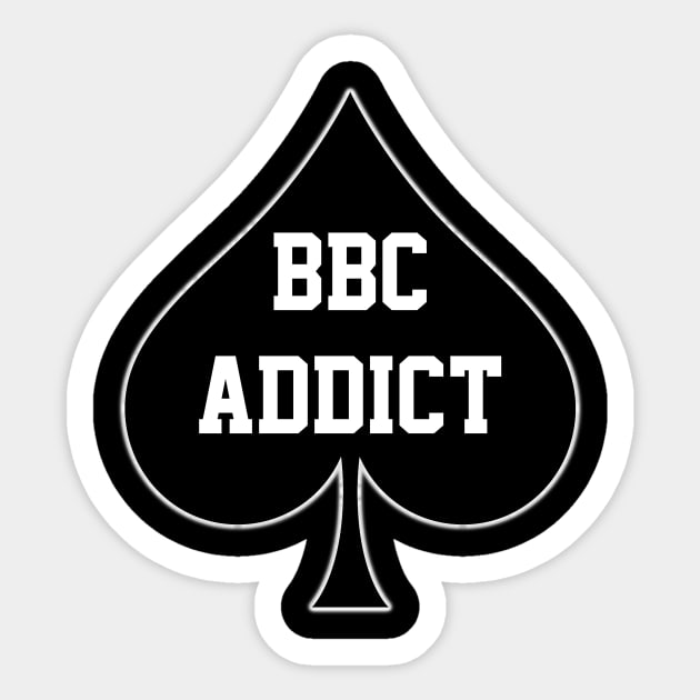 BBC Addict Queen Of Spades Sticker by CoolApparelShop